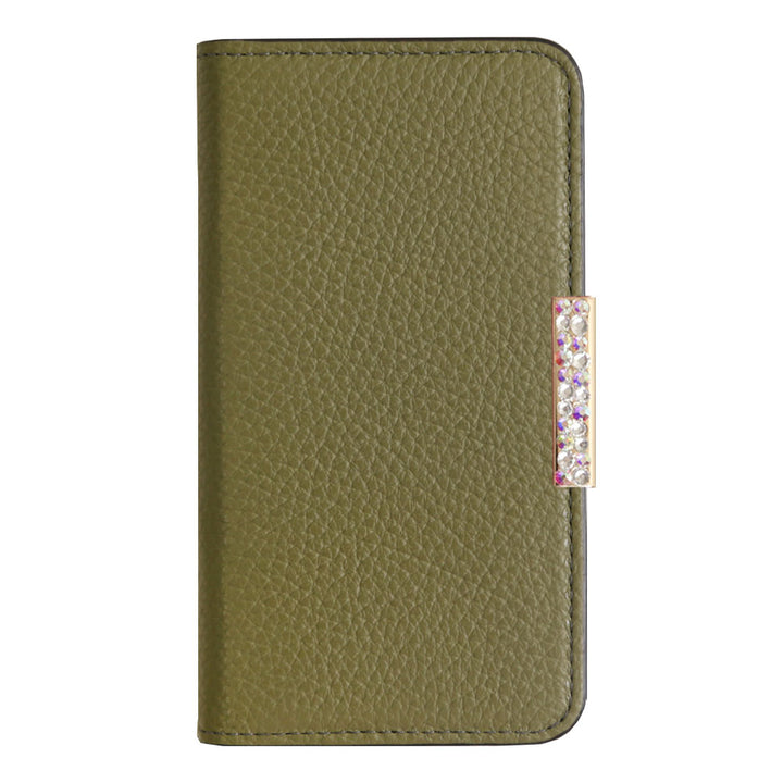 【POPUP Limited Sale】Genuine Leather 32 Colors Italian Shrink Leather Genuine Leather Stone Frame Deco Wallet Case