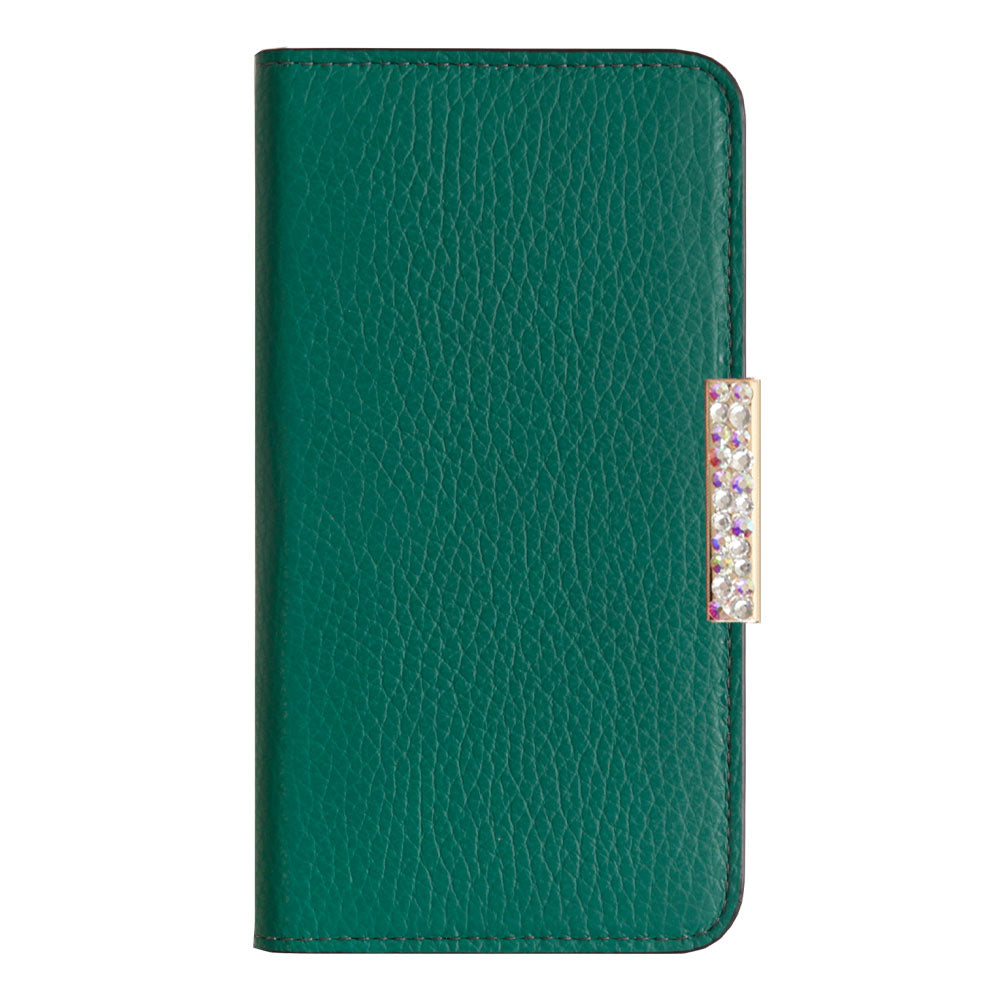 【POPUP Limited Sale】Genuine Leather 32 Colors Italian Shrink Leather Genuine Leather Stone Frame Deco Wallet Case