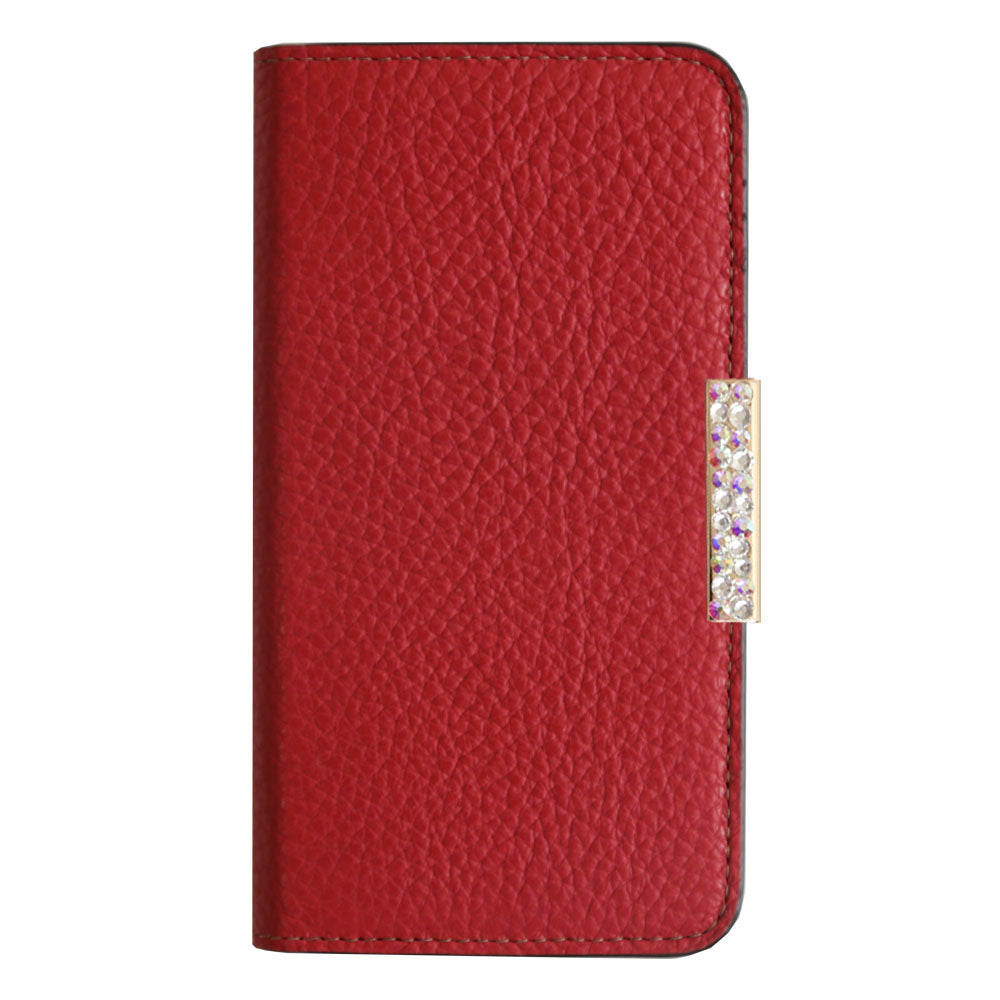 【POPUP Limited Sale】Genuine Leather 32 Colors Italian Shrink Leather Genuine Leather Stone Frame Deco Wallet Case