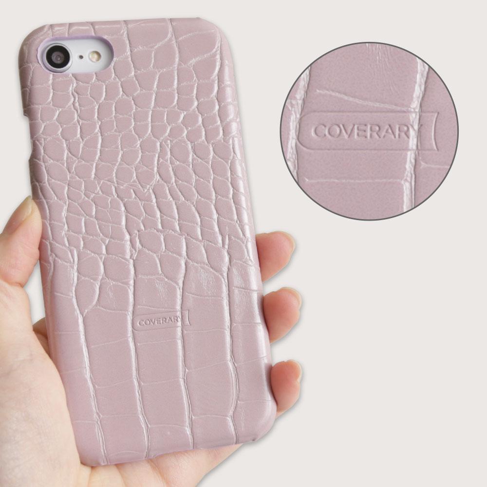 Crocodile Pattern Pastel Back Case iPhone Series