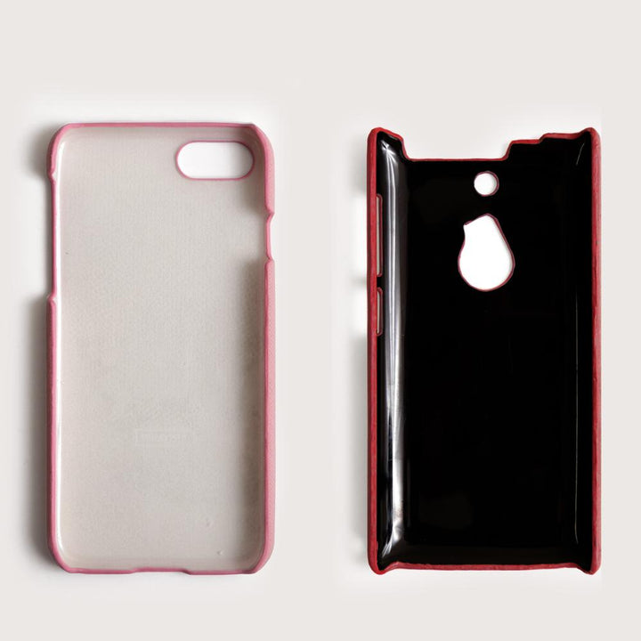 ヴィーガンレザー ピンクシリーズ 背面ケース Android Oneシリーズ