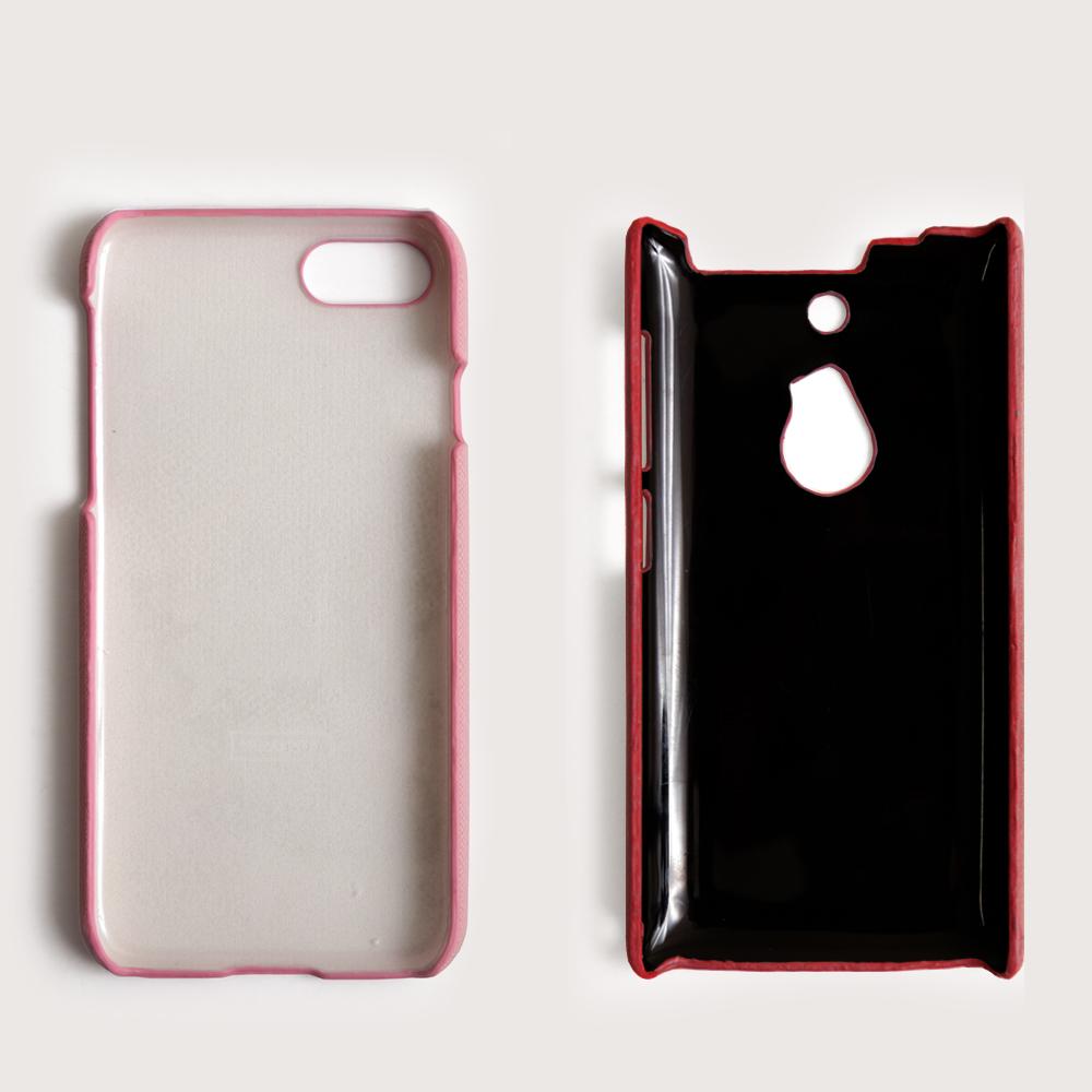 ヴィーガンレザー ピンクシリーズ 背面ケース AQUOSシリーズ