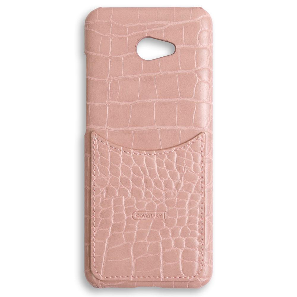 Crocodile Pattern Pastel Smiley Pocket Back Case HUAWEI Series