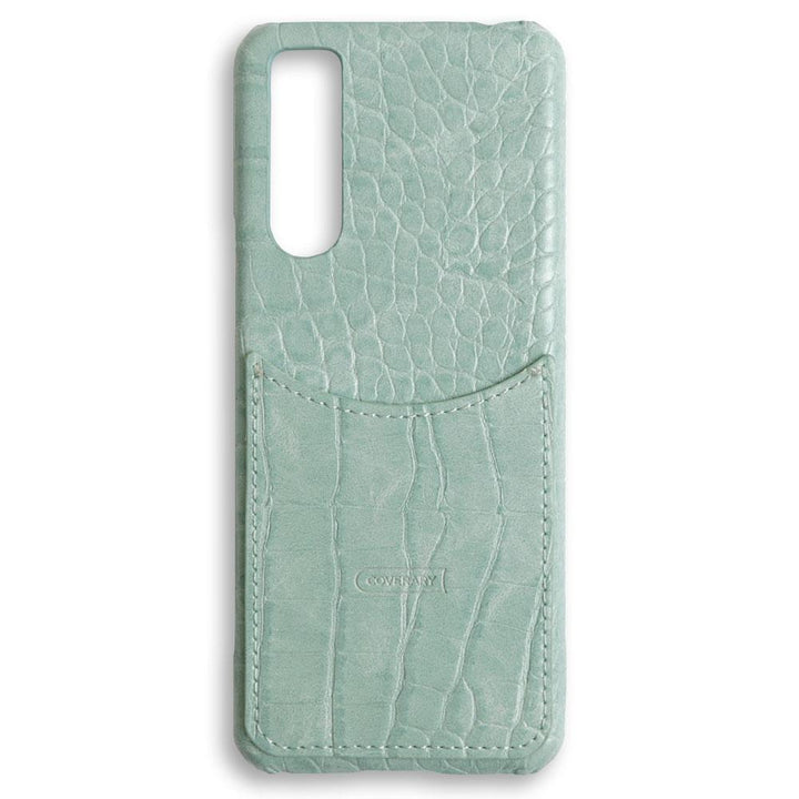 Crocodile Pattern Pastel Smiley Pocket Back Case Zenfone Series