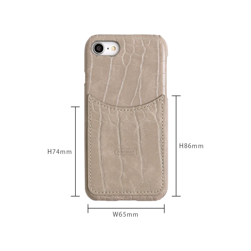 Crocodile Pattern Pastel Smiley Pocket Back Case Zenfone Series