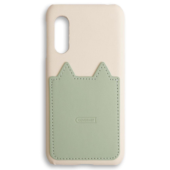 Cuir végan Poche en forme de chat Coque arrière Série OPPO