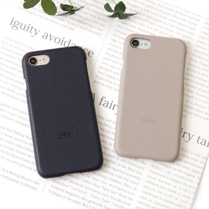 Vegan leather basic color back case HUAWEI series