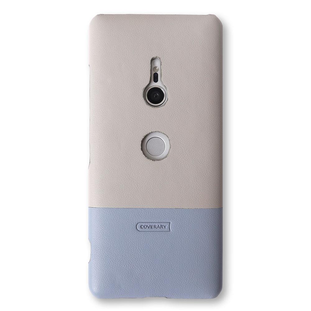 Vegan leather bicolor back case for Google Pixel series