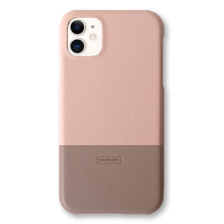 Vegan leather bicolor back case for Google Pixel series