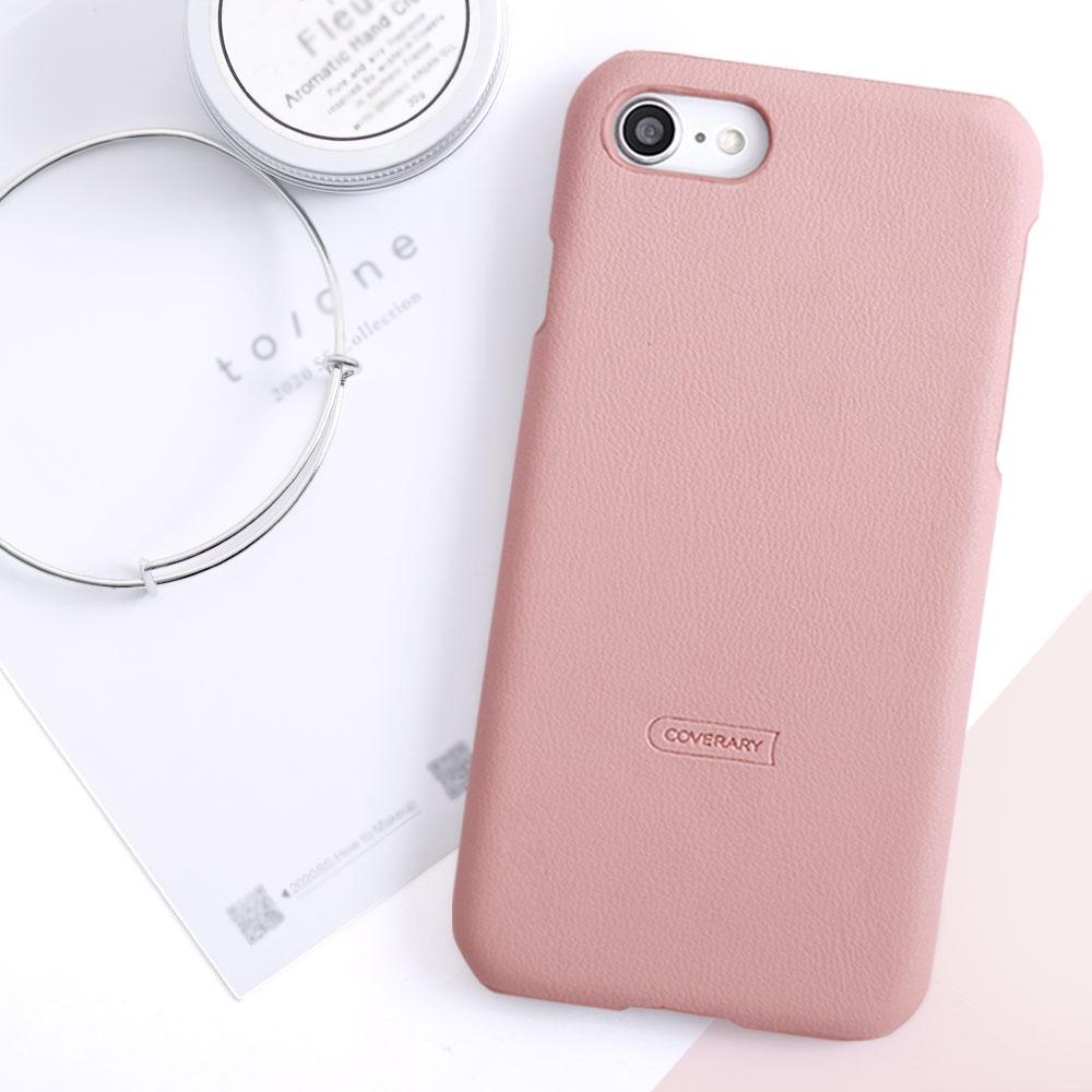 Cuir végan pastel terne coque arrière série LG