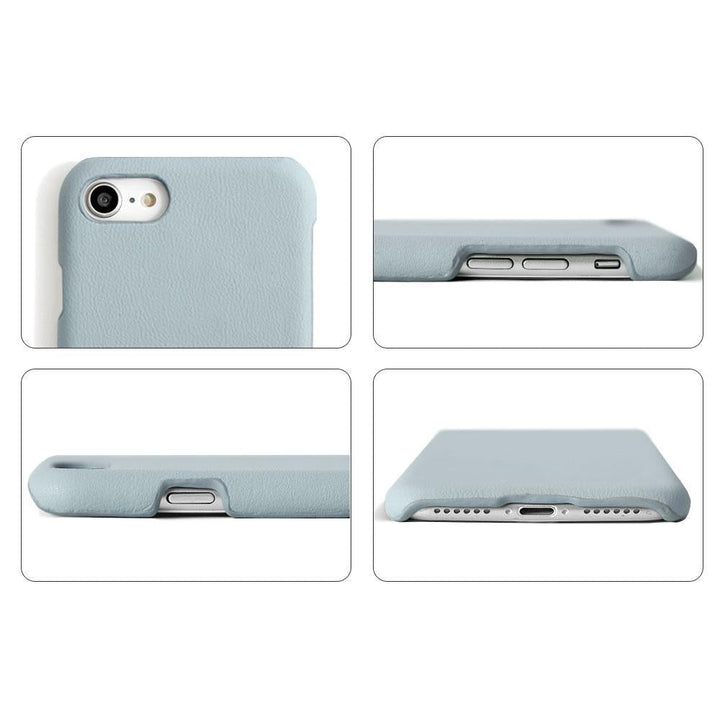 Vegan leather muted pastel smartphone ring back case Google Pixel series