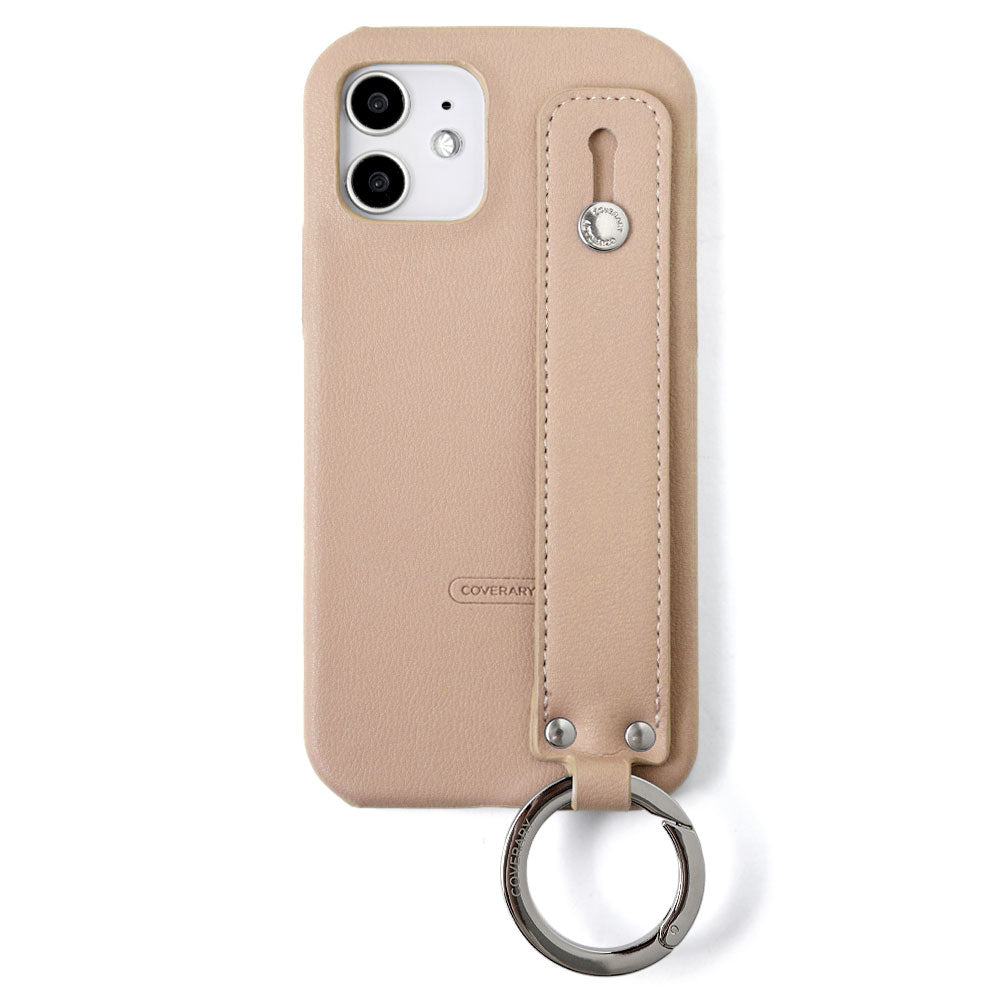 Vegan leather muted pastel back case with hand belt