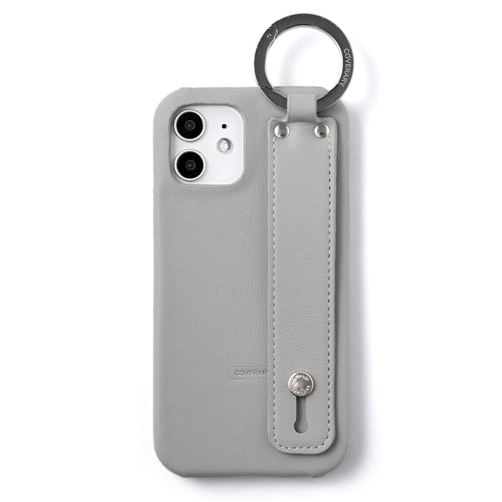 Vegan leather muted pastel back case with hand belt