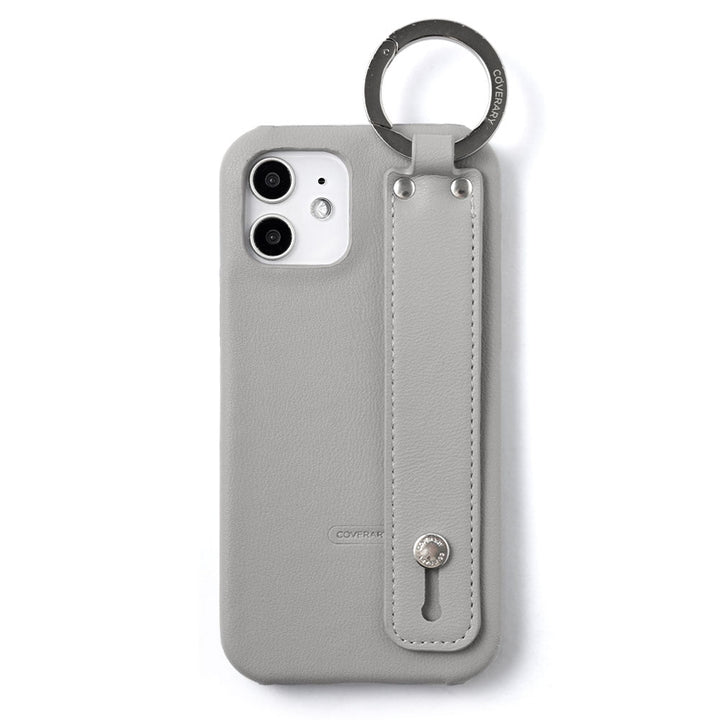 Vegan leather muted pastel back case with hand belt