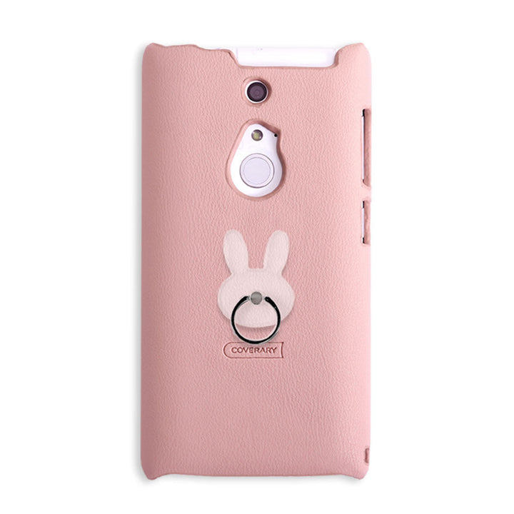 Vegan leather muted pastel smartphone ring back case Google Pixel series