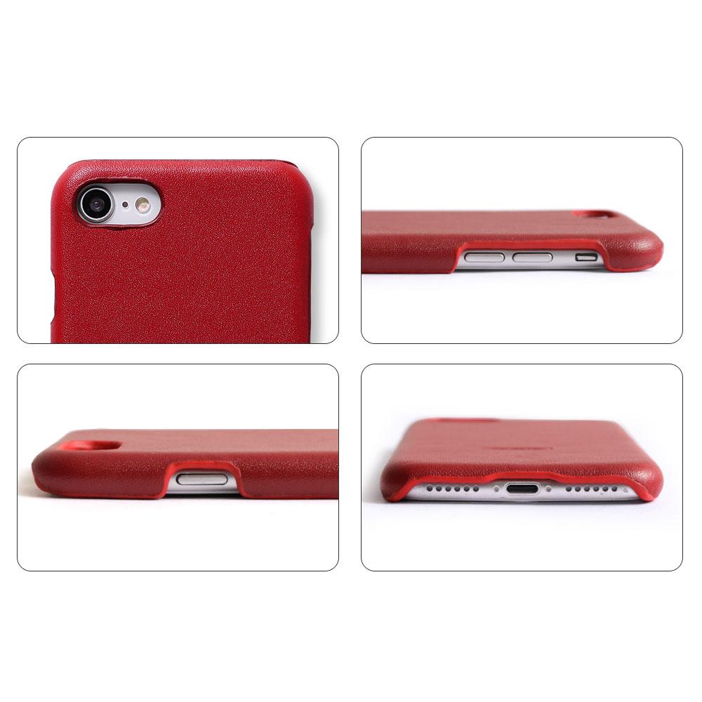 Coque arrière simple en cuir végan pour la série OPPO