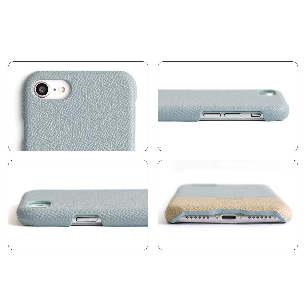 Vegan leather textured bicolor back case Xperia series