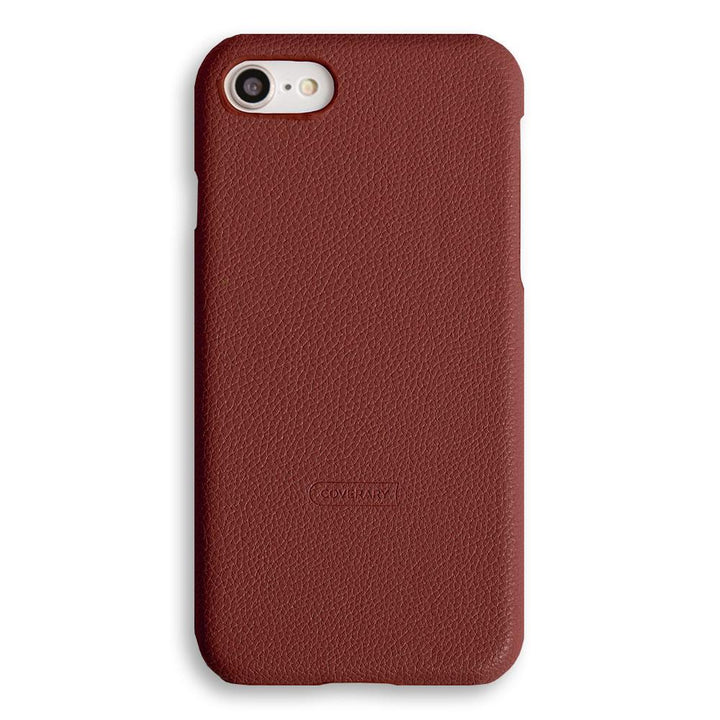Vegan Leather Basic Leather-style Back Case iPhone Series