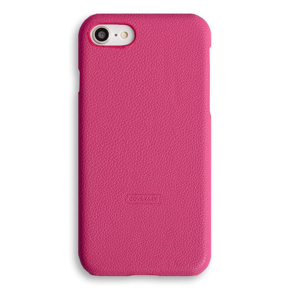 Vegan Leather Basic Leather-style Back Case iPhone Series