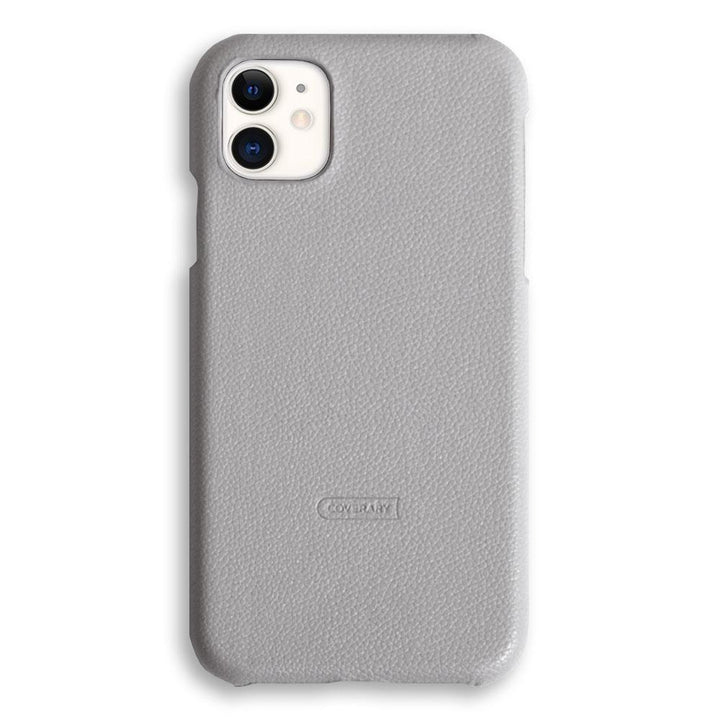 Vegan Leather Basic Leather-style Back Case iPhone Series