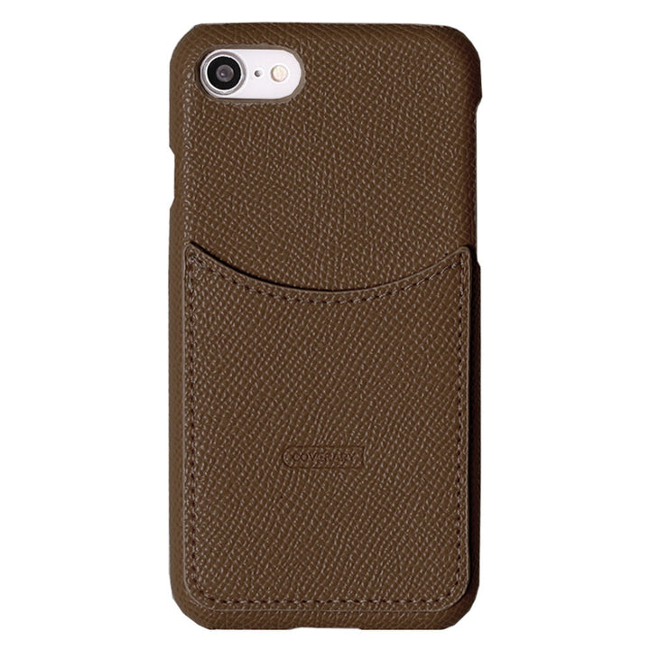 Vegan Leather Basic Smiley Pocket Back Case Xperia Series