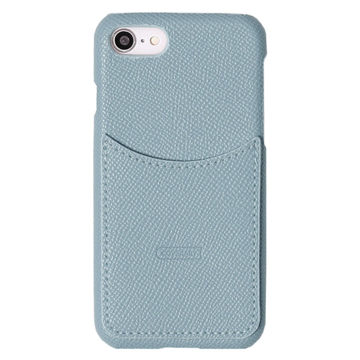 Vegan Leather Basic Smiley Pocket Back Case Xperia Series