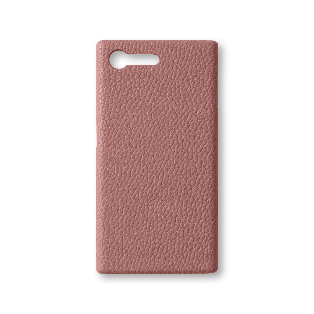 Vegan leather textured smoky color back case Xperia series