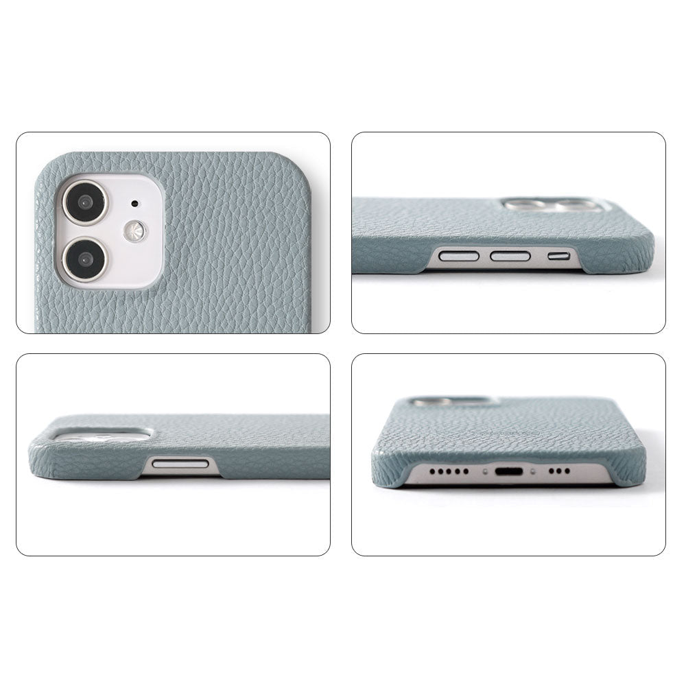 Vegan leather textured smoky color back case Galaxy series