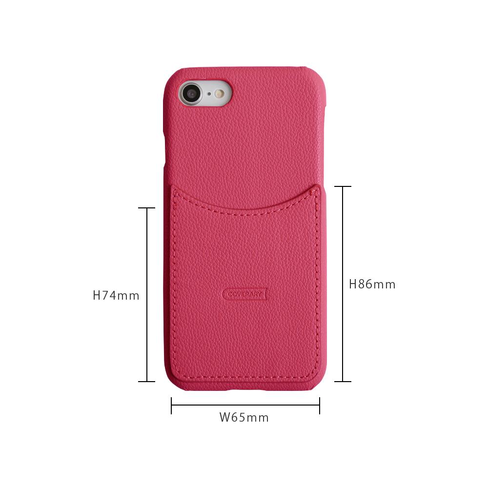 Vegan Leather Smiley Pocket Back Case LG Series