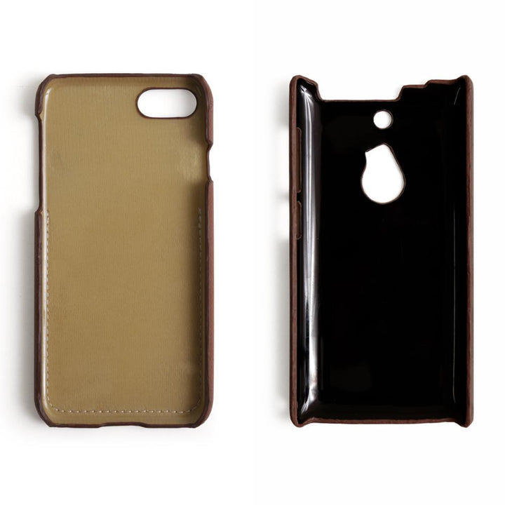 Vegan Leather Smiley Pocket Back Case LG Series