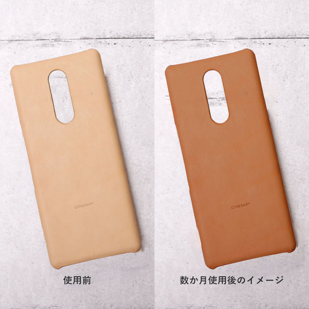 クリアケース ショルダーストラップ付き 栃木レザー 背面ケース Galaxyシリーズ