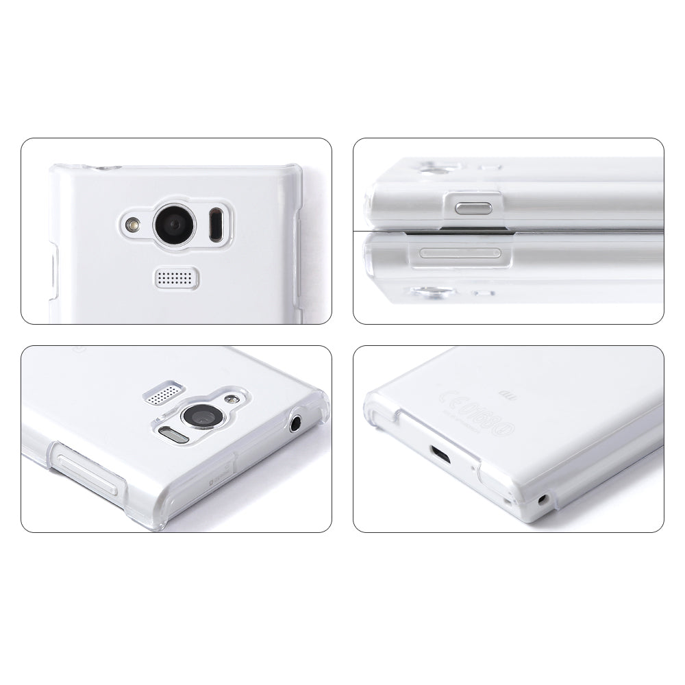 Étui transparent avec cordon paracorde motif et bandoulière, étui arrière pour la série AQUOS