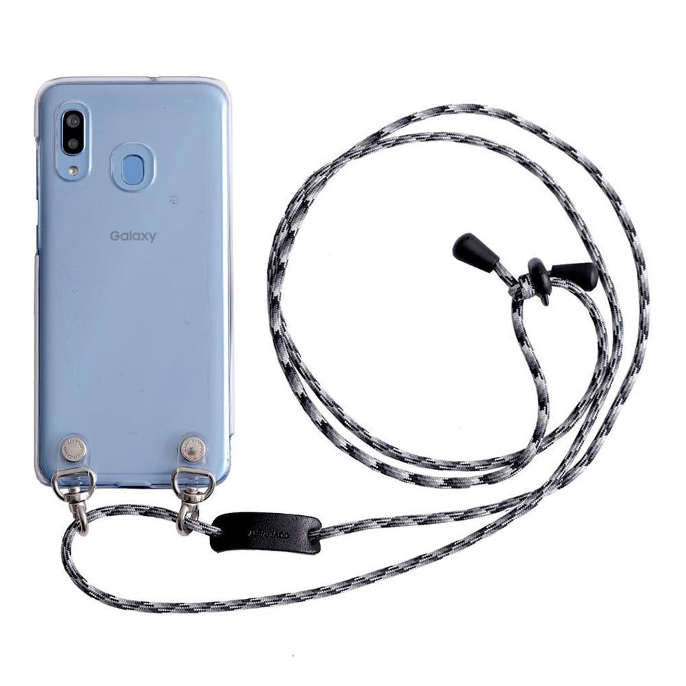 クリアケース ショルダーストラップ付き 背面ケース HUAWEIシリーズ