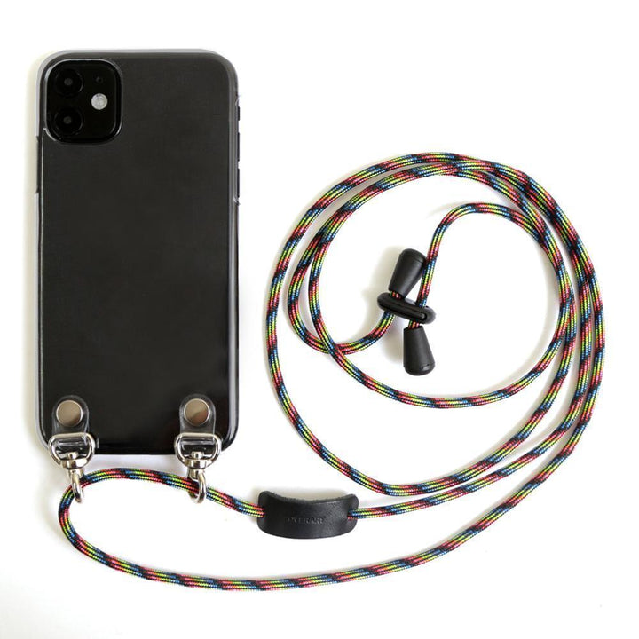 Clear case with shoulder strap, back case for iPhone series