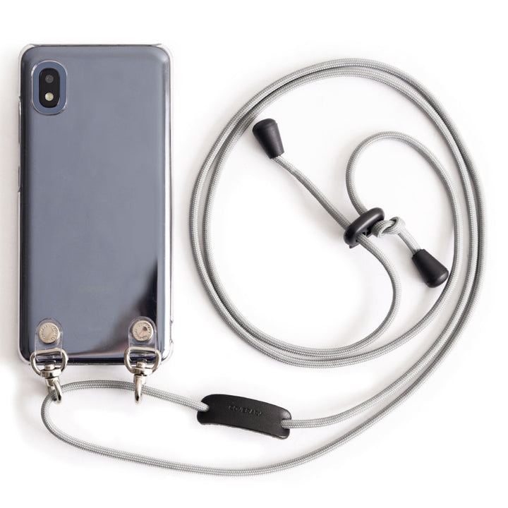 Clear case with shoulder strap, plain, back case for Xperia series