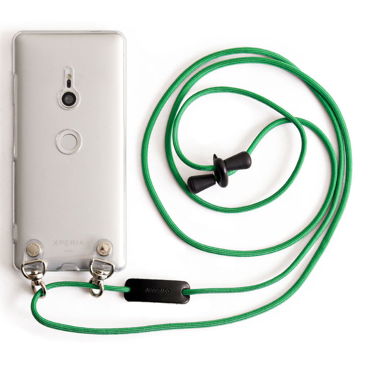 Clear case with shoulder strap, plain, back case for Xperia series