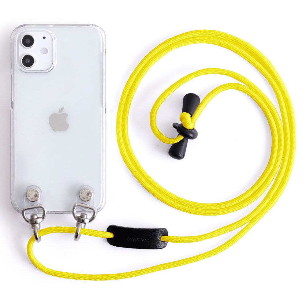 Clear case with shoulder strap, plain, back case for Xperia series