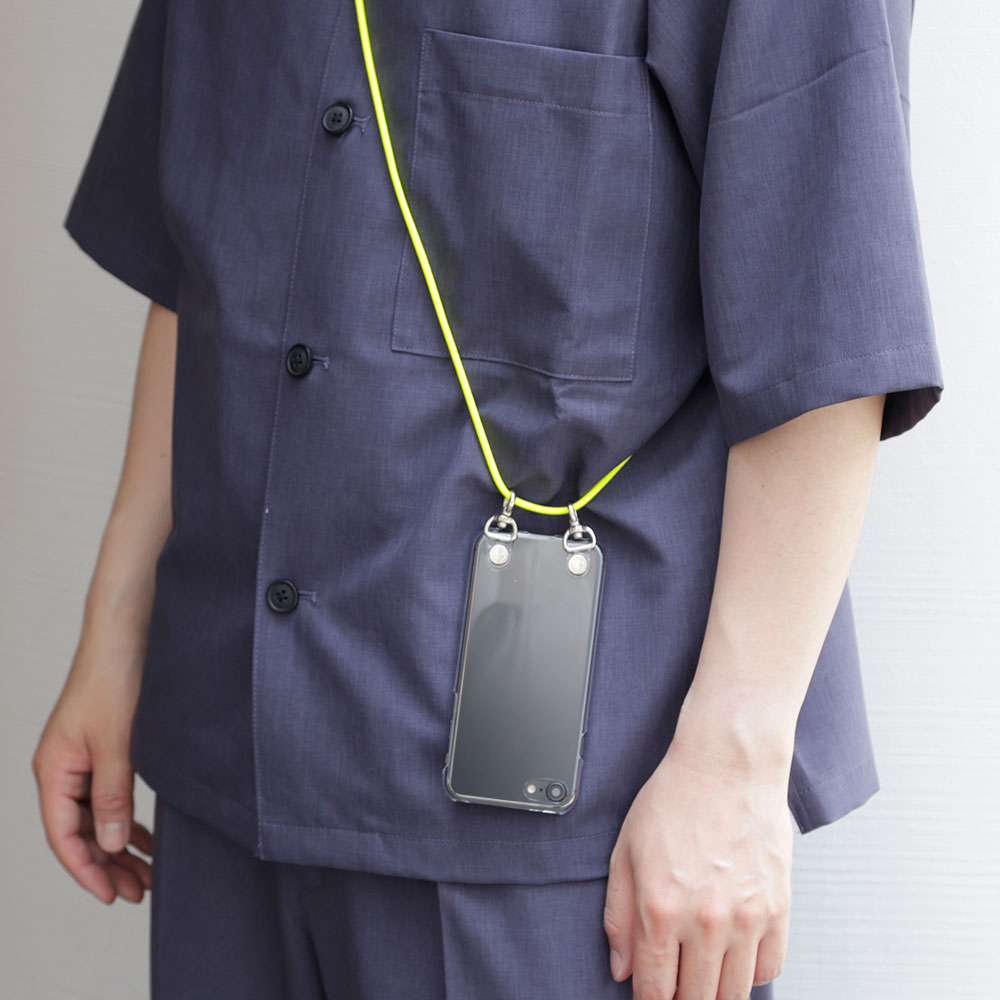 Clear case with shoulder strap, plain, back case for Xperia series