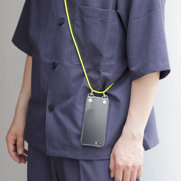 Clear case with shoulder strap, plain, back case for Xperia series