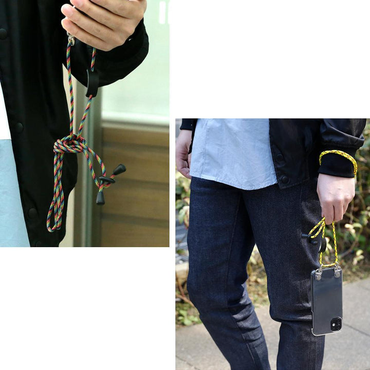 Clear case with shoulder strap, back case for iPhone series