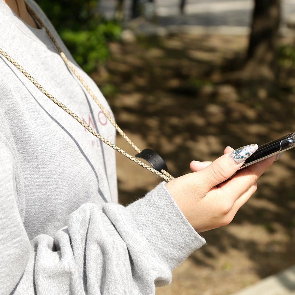 Étui transparent avec bandoulière, étui arrière