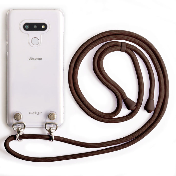 Clear case with shoulder strap, basic back case for Xperia series
