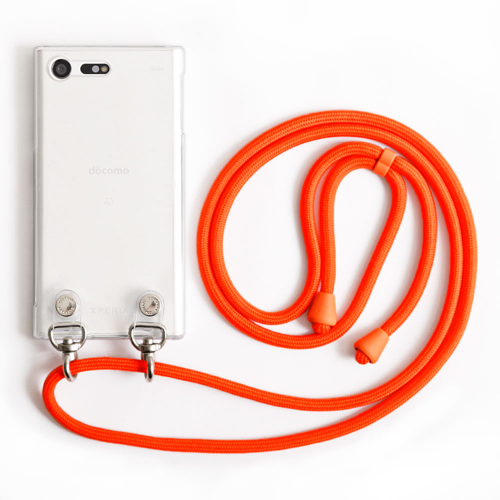 Clear case with shoulder strap, basic back case for Xperia series