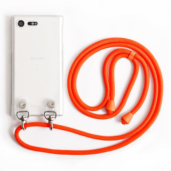 Clear case with shoulder strap, basic back case for Xperia series