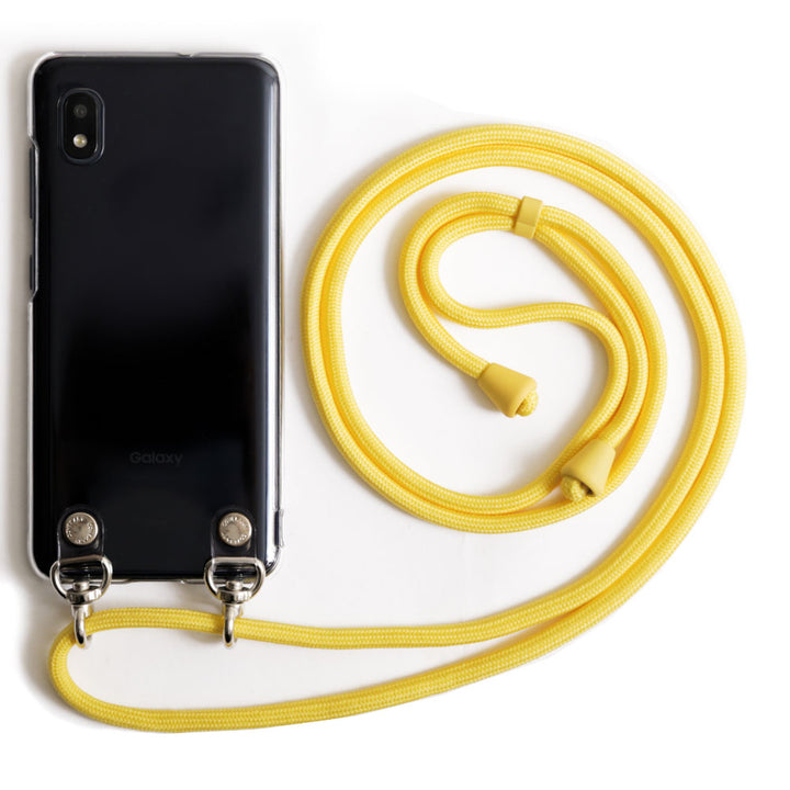 Étui transparent avec bandoulière basique, étui arrière A pour la série iPhone