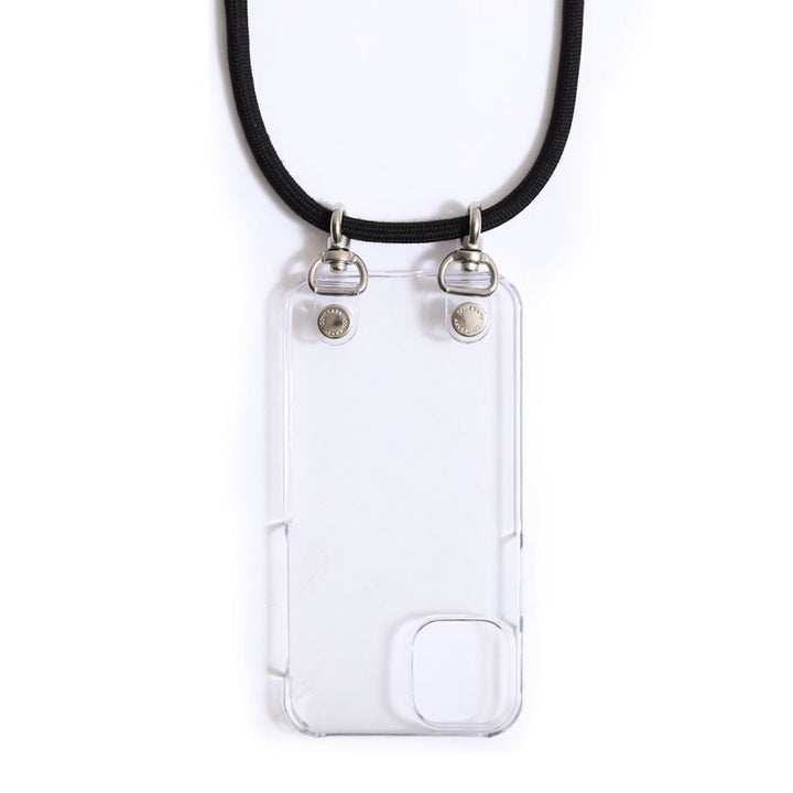 Étui transparent avec bandoulière basique, étui arrière A pour la série iPhone