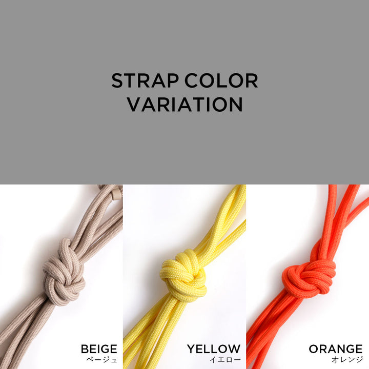 Clear case with shoulder strap, line art, Life, back case