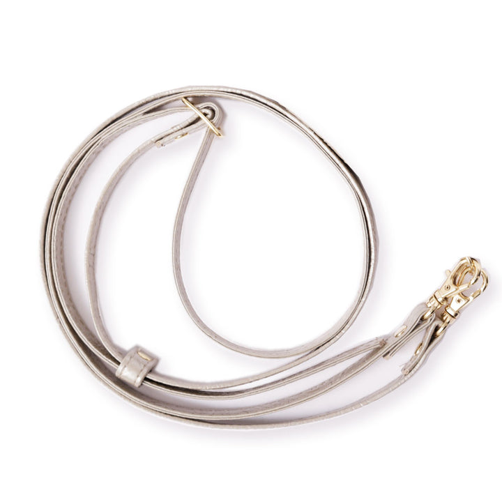 本革 エンボスレザー アンティークフラワー ショルダーストラップ