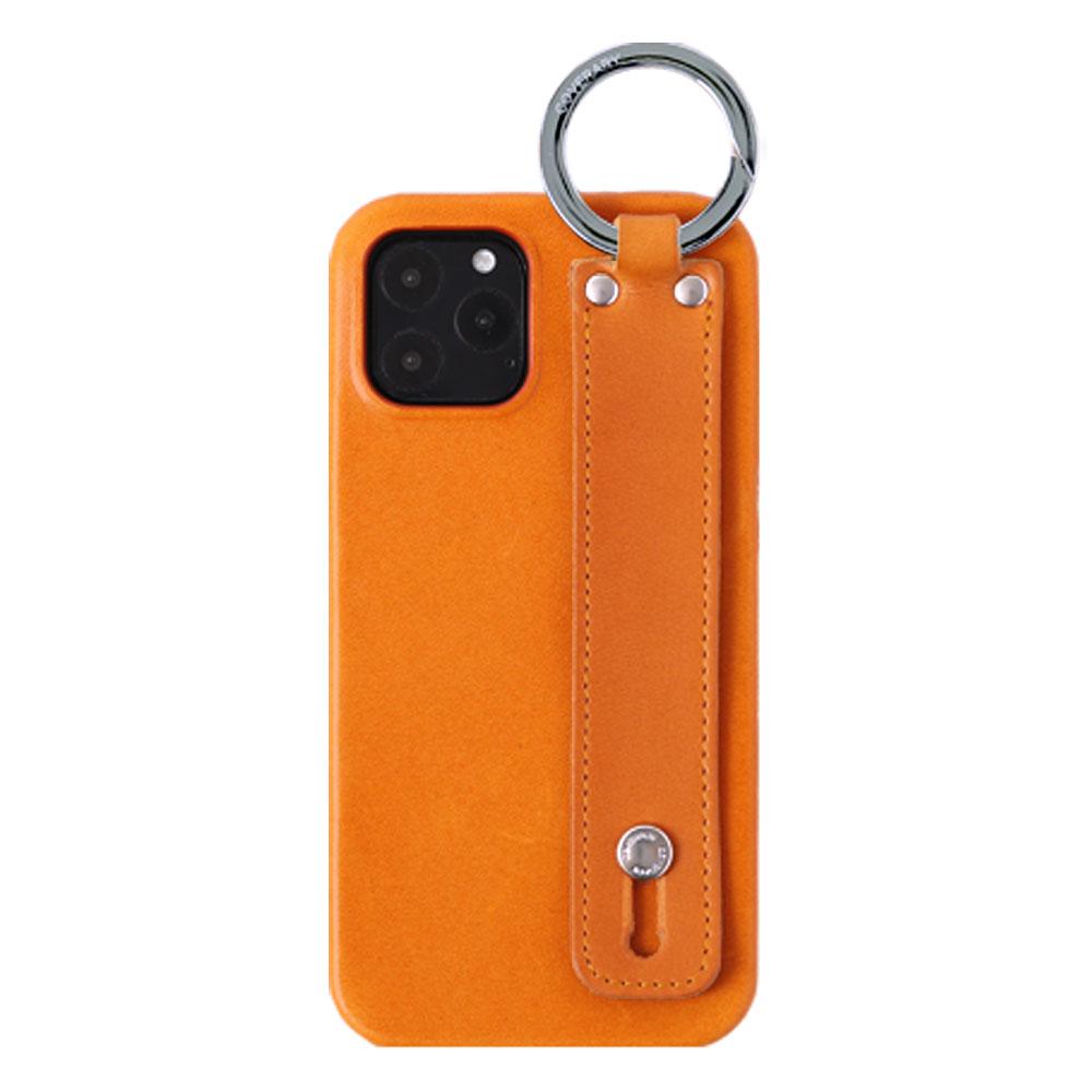 本革 栃木レザー ハンドベルト付き 背面ケース iPhoneシリーズ