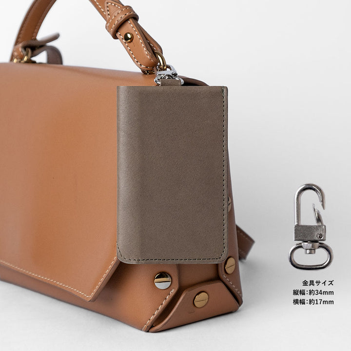 本革 栃木レザー カードケース 吊り下げフック付き